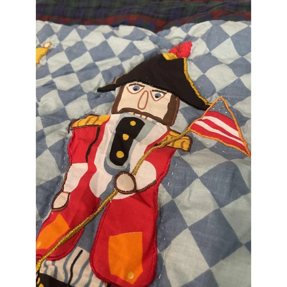 JCPenney Home Collection Nutcracker Pillow Sham Standard Quilted Christmas Decor